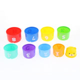 Maxbell Parrot Food Toys Educational Stacking Cup Toy Chewing Training for Bird