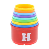 Maxbell Parrot Food Toys Educational Stacking Cup Toy Chewing Training for Bird