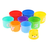 Maxbell Parrot Food Toys Educational Stacking Cup Toy Chewing Training for Bird