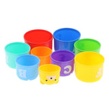 Maxbell Parrot Food Toys Educational Stacking Cup Toy Chewing Training for Bird