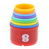 Maxbell Parrot Food Toys Educational Stacking Cup Toy Chewing Training for Bird