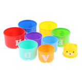 Maxbell Parrot Food Toys Educational Stacking Cup Toy Chewing Training for Bird