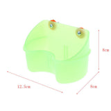 Maxbell Pet Bird Parrot Fixed Bowl Feeder Feeding Food Cup Water Dispenser