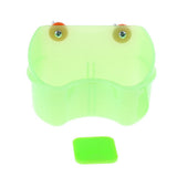 Maxbell Pet Bird Parrot Fixed Bowl Feeder Feeding Food Cup Water Dispenser