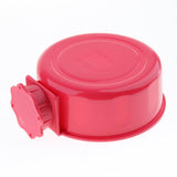 Maxbell Pet Dog Bolt On Cage Bowl Coop Cup, Clamp Puppy Crate Hanging Dish Red