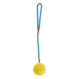 Maxbell Pet Dog and Cat Interactive Play Interactive Ball with Rope Toy Yellow
