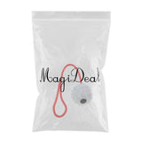 Maxbell Pet Dog and Cat Interactive Play Interactive Ball with Rope Toy White