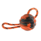 Maxbell Pet Dog and Cat Interactive Play Interactive Ball with Rope Toy Orange