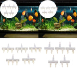 Maxbell 5Pcs Aquarium Fish Tank Regulate Oxygen Pump Splitter Control Valves 2 Holes