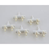 Maxbell 5Pcs Aquarium Fish Tank Regulate Oxygen Pump Splitter Control Valves 2 Holes