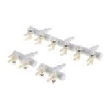 Maxbell 5Pcs Aquarium Fish Tank Regulate Oxygen Pump Splitter Control Valves 2 Holes