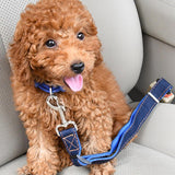 Maxbell Adjustable Pet Cat Dog Car Seat Belt Safety Restraint Harness Clip Lead Red