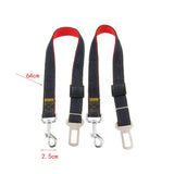 Maxbell Adjustable Pet Cat Dog Car Seat Belt Safety Restraint Harness Clip Lead Red