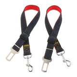 Maxbell Adjustable Pet Cat Dog Car Seat Belt Safety Restraint Harness Clip Lead Red