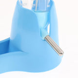 Maxbell 3 IN 1 Automatic Pet Feeder Hamster Bowls Water Bottles Dispenser Bowl blue