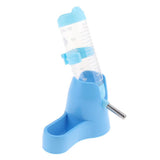 Maxbell 3 IN 1 Automatic Pet Feeder Hamster Bowls Water Bottles Dispenser Bowl blue