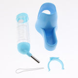 Maxbell 3 IN 1 Automatic Pet Feeder Hamster Bowls Water Bottles Dispenser Bowl blue