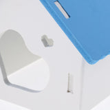Maxbell Hamster House Small Animal Hideout Pet Mini Hut Hamster Cabin Cages blue