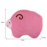Maxbell Pet Dog Crate Warm Mat, Puppy Cage Mattress Cartoon Animal Head Shape Sheep