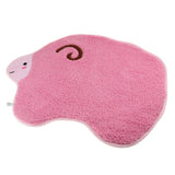 Maxbell Pet Dog Crate Warm Mat, Puppy Cage Mattress Cartoon Animal Head Shape Sheep
