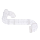 Max Pet Hamster Tunnel Small Animals Pipeline Fittings Tube DIY Connected white