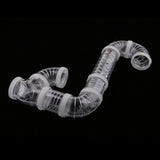 Max Pet Hamster Tunnel Small Animals Pipeline Fittings Tube DIY Connected white