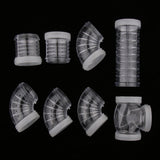 Max Pet Hamster Tunnel Small Animals Pipeline Fittings Tube DIY Connected white
