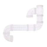 Max Pet Hamster Tunnel Small Animals Pipeline Fittings Tube DIY Connected white