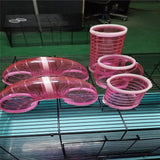 Max Pet Hamster Tunnel Small Animals Pipeline Fittings Tube DIY Connected pink