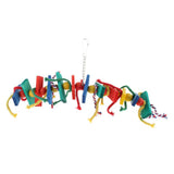 Max Small to Large Parrots Toy Parrot Wood Blocks Bird Chew Toy 2