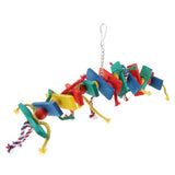 Max Small to Large Parrots Toy Parrot Wood Blocks Bird Chew Toy 2