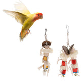 Max Parrot Bird Cockatiel Chewing Climbing Toy Cage Hanging Swing Toy Single