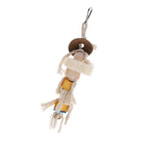 Max Parrot Bird Cockatiel Chewing Climbing Toy Cage Hanging Swing Toy Single