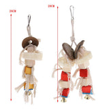 Max Parrot Bird Cockatiel Chewing Climbing Toy Cage Hanging Swing Toy Single