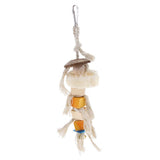 Max Parrot Bird Cockatiel Chewing Climbing Toy Cage Hanging Swing Toy Single