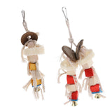 Max Parrot Bird Cockatiel Chewing Climbing Toy Cage Hanging Swing Toy Single