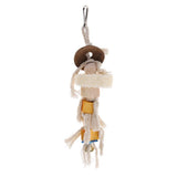 Max Parrot Bird Cockatiel Chewing Climbing Toy Cage Hanging Swing Toy Single