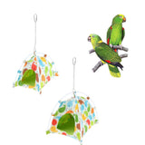 Max Bird Parrot Hammock Perch Tent Hanging Toy Bed Hut Hideaway Cave Cage Bunk S