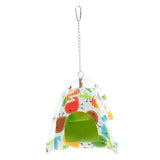 Max Bird Parrot Hammock Perch Tent Hanging Toy Bed Hut Hideaway Cave Cage Bunk S