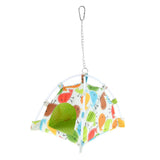 Max Bird Parrot Hammock Perch Tent Hanging Toy Bed Hut Hideaway Cave Cage Bunk S