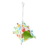 Max Bird Parrot Hammock Perch Tent Hanging Toy Bed Hut Hideaway Cave Cage Bunk S