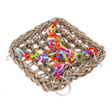 Max Bird Parrot Parakeet Budgie Cockatiel Cage Hammock Swing Hanging Chew Toy S