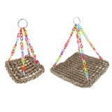 Max Bird Parrot Parakeet Budgie Cockatiel Cage Hammock Swing Hanging Chew Toy S