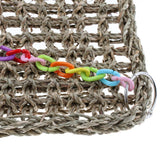 Max Bird Parrot Parakeet Budgie Cockatiel Cage Hammock Swing Hanging Chew Toy L