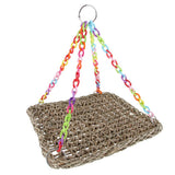 Max Bird Parrot Parakeet Budgie Cockatiel Cage Hammock Swing Hanging Chew Toy L