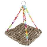 Max Bird Parrot Parakeet Budgie Cockatiel Cage Hammock Swing Hanging Chew Toy L