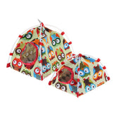 Max Bird Nest House Bed Parrot Habitat Cave Hanging Tent for Small Animals S