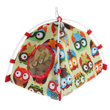 Maxbell Bird Nest House Bed Parrot Habitat Cave Hanging Tent for Small Animals L
