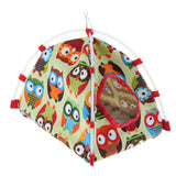 Maxbell Bird Nest House Bed Parrot Habitat Cave Hanging Tent for Small Animals L