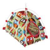 Maxbell Bird Nest House Bed Parrot Habitat Cave Hanging Tent for Small Animals L